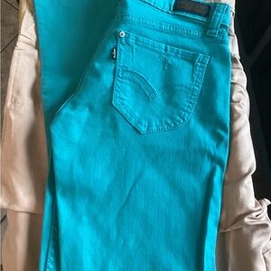 Levi's 524 Skinny Jeans - Turquoise